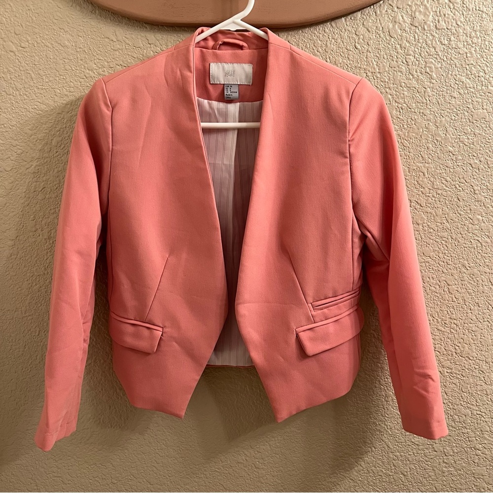 H&M Women's Pink Blazer Sz.S